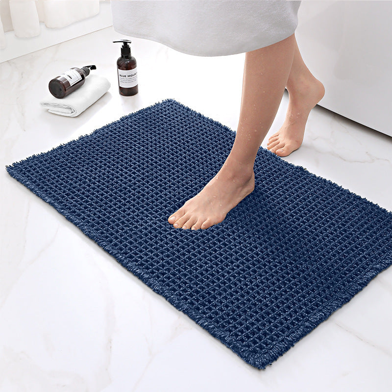 Waffle bath and shower mat