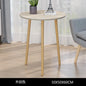 Nordic White Coffee Table Wood Round Portable Minimalist Creative Table Sofaside Small White Meuble De Salon Auxiliary Furniture 