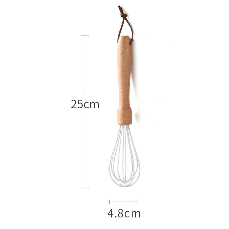 Acacia wood whisks, spatulas and cooking spoons