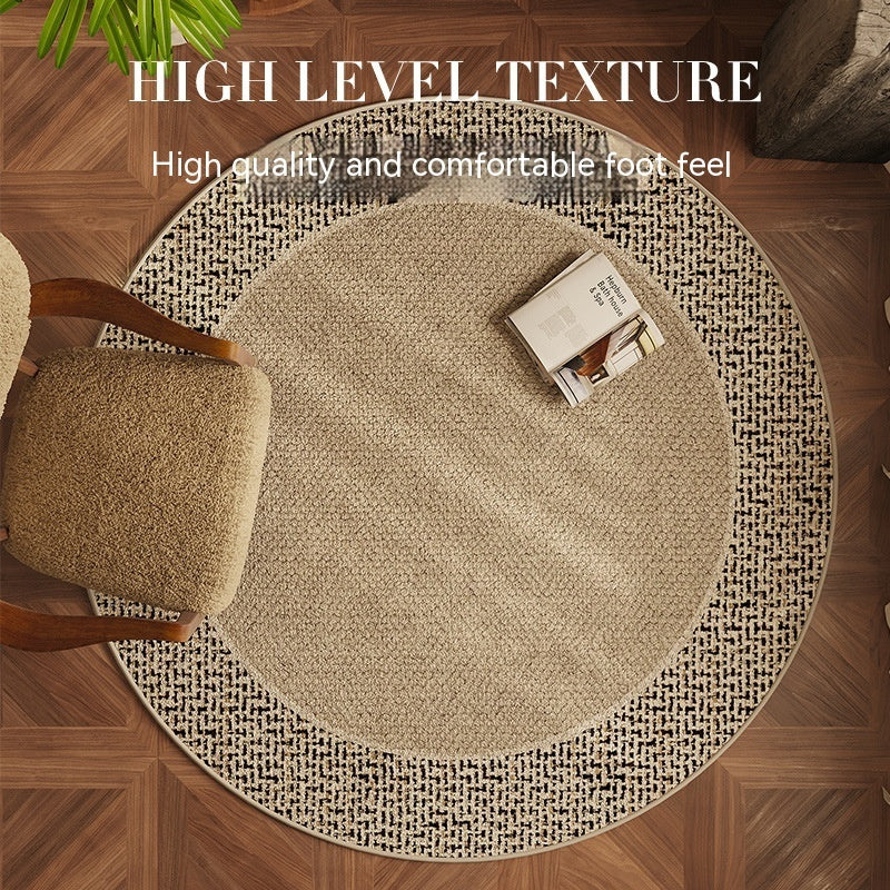 Classic style round rug