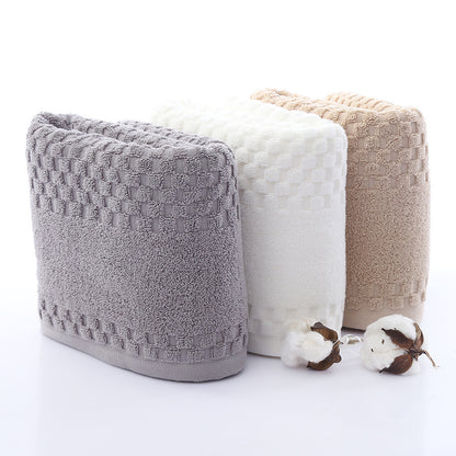 High grade thickened plain color washcloth