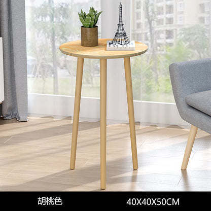 Nordic White Coffee Table Wood Round Portable Minimalist Creative Table Sofaside Small White Meuble De Salon Auxiliary Furniture 