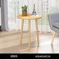 Nordic White Coffee Table Wood Round Portable Minimalist Creative Table Sofaside Small White Meuble De Salon Auxiliary Furniture 