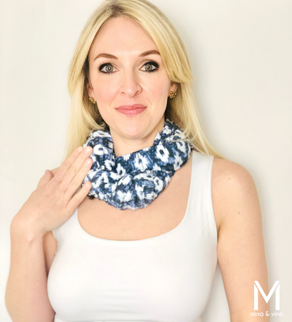 Eye-catching Ikat Multi-Way Smart Scarf