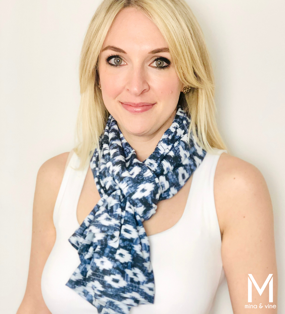 Eye-catching Ikat Multi-Way Smart Scarf