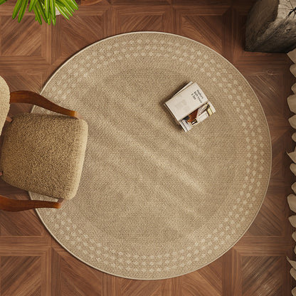 Classic style round rug