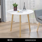 Nordic White Coffee Table Wood Round Portable Minimalist Creative Table Sofaside Small White Meuble De Salon Auxiliary Furniture 