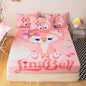 Pokemons Pikachus Bed Mattress Cover Kawaii Cartoon Hello Kitty Bed Linen Cover Fitted Sheet For Kids Adult Single Queen Size