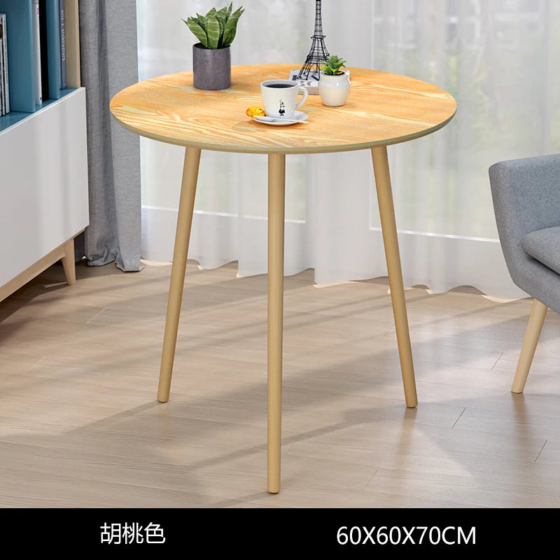 Nordic White Coffee Table Wood Round Portable Minimalist Creative Table Sofaside Small White Meuble De Salon Auxiliary Furniture 