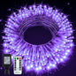 Ollny 180 LED Clear Wire Lights to use as Decoration Remote 8 Modes