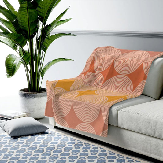 Abstract Patterned Plush Blanket