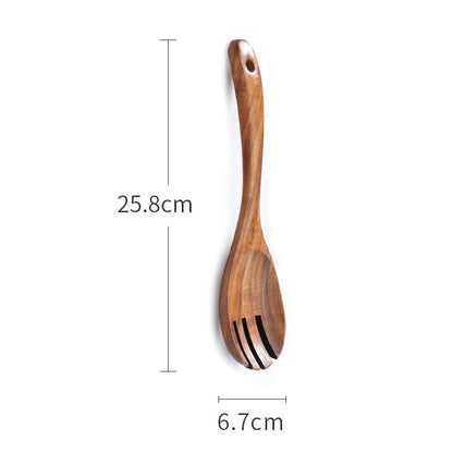 Acacia wood whisks, spatulas and cooking spoons