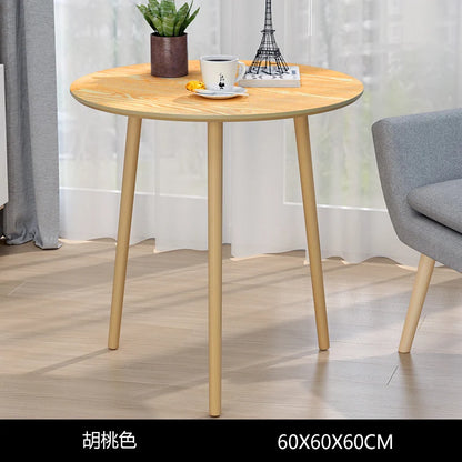 Nordic White Coffee Table Wood Round Portable Minimalist Creative Table Sofaside Small White Meuble De Salon Auxiliary Furniture 