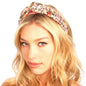 Floral Silk Top Knot Headband