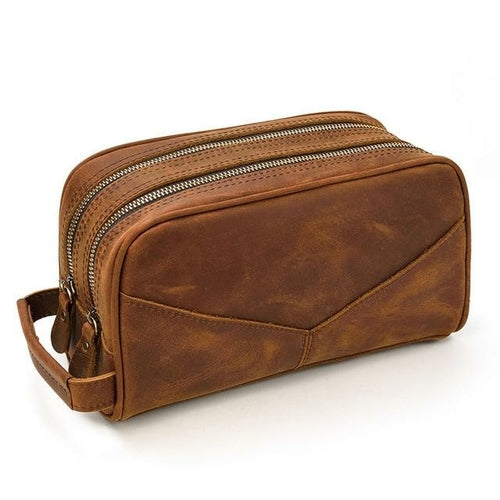 The Nomad Toiletry Bag | Genuine Leather Travel Toiletry Bag