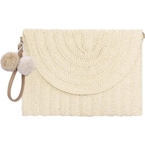 Woven raffia bag handbag for women.